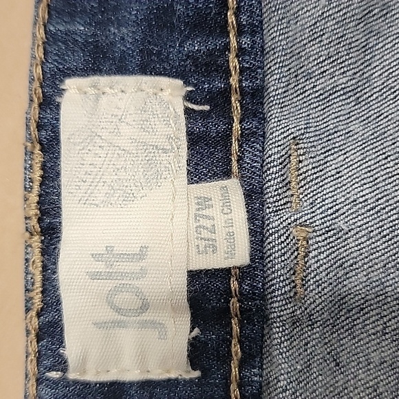 Jolt Size 5 / 27 Denim Mini Skirt, Button Down, Adjustable Waistband. Exc. Cond. - Picture 3 of 7